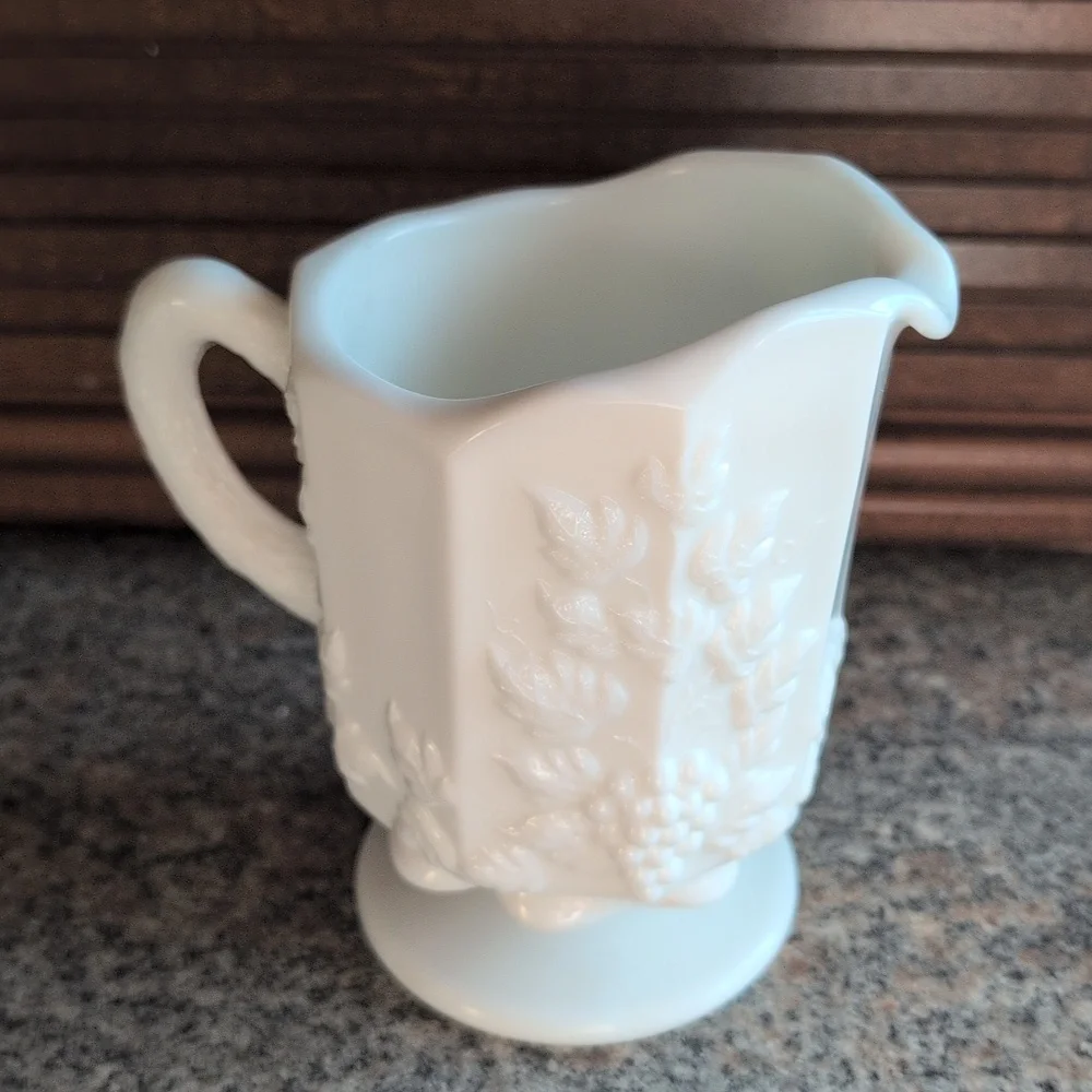 Westmoreland Glass Company Milk Glass Creamer Pitcher